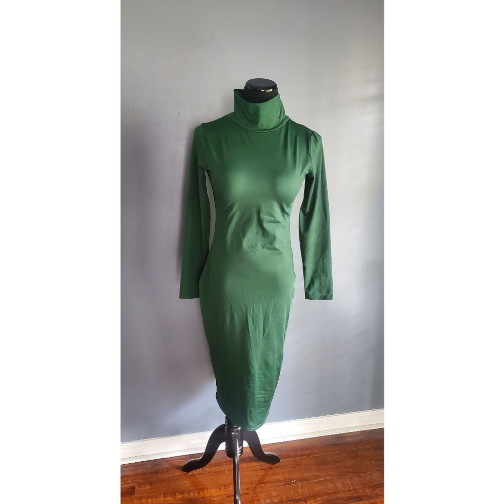 Turtleneck Bodycon Dress